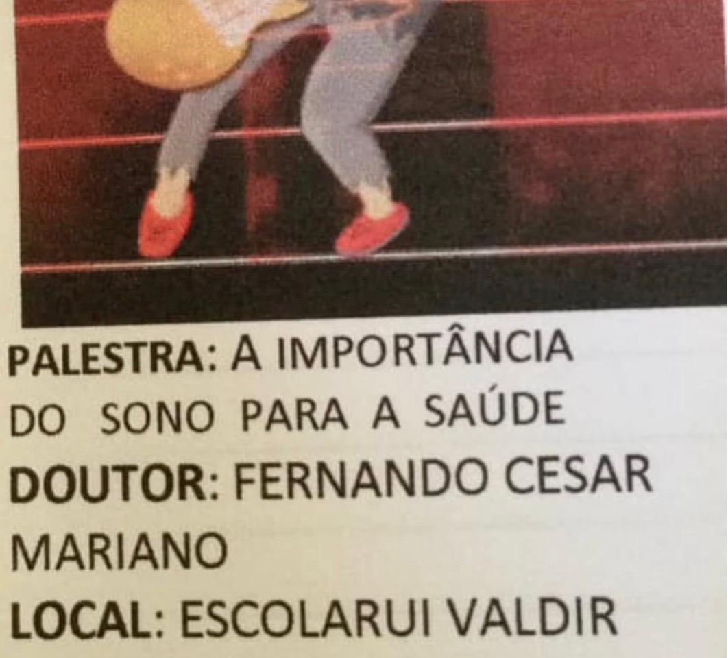Palestra para professores